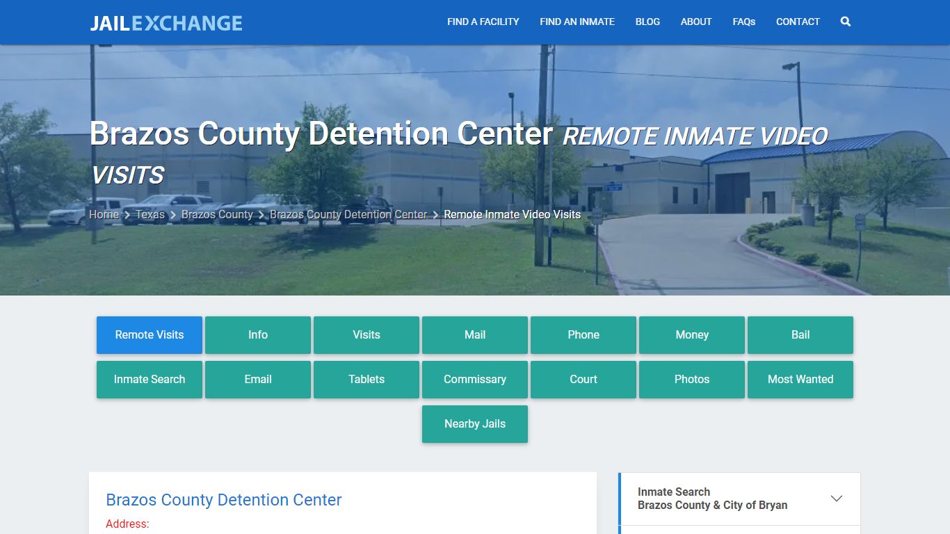 Video Visitation - Brazos County Detention Center, TX - Jail Exchange